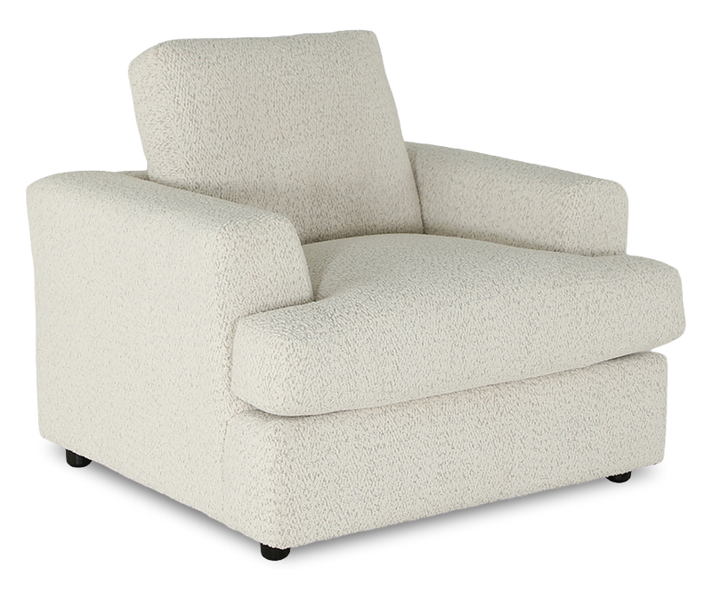 Fauteuil personnalisable Curve de Sofa Lab de 40 po fabriqué au Canada en tissu - Teddy Riverrock