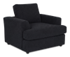 Made in Canada Customizable Sofa Lab Curve 40" Fabric Chair – Teddy Raven | Fauteuil personnalisable Curve de Sofa Lab de 40 po fabriqué au Canada en tissu - Teddy Raven