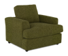 Made in Canada Customizable Sofa Lab Curve 40" Fabric Chair – Chenille Moss | Fauteuil personnalisable Curve de Sofa Lab de 40 po fabriqué au Canada en tissu - Chenille Moss