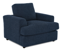  Fauteuil personnalisable Curve de Sofa Lab de 40 po fabriqué au Canada en tissu - Chenille Pacific