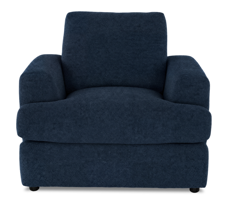 Fauteuil personnalisable Curve de Sofa Lab de 40 po fabriqué au Canada en tissu - Chenille Pacific
