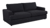 Sofa-lits personnalisable Curve de Sofa Lab de 38 po fabriqué au Canada en tissu - Teddy Raven