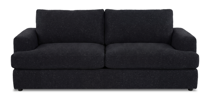 Sofa-lits personnalisable Curve de Sofa Lab de 38 po fabriqué au Canada en tissu - Teddy Raven