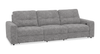 Scott Living Elevate Modular 115" Chenille Fabric Power Reclining Sofa - Grey | Sofa modulaire à inclinaison électrique Elevate de Scott Living de 115 po en tissu de chenille - gris