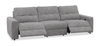 Scott Living Elevate Modular 115" Chenille Fabric Power Reclining Sofa - Grey | Sofa modulaire à inclinaison électrique Elevate de Scott Living de 115 po en tissu de chenille - gris