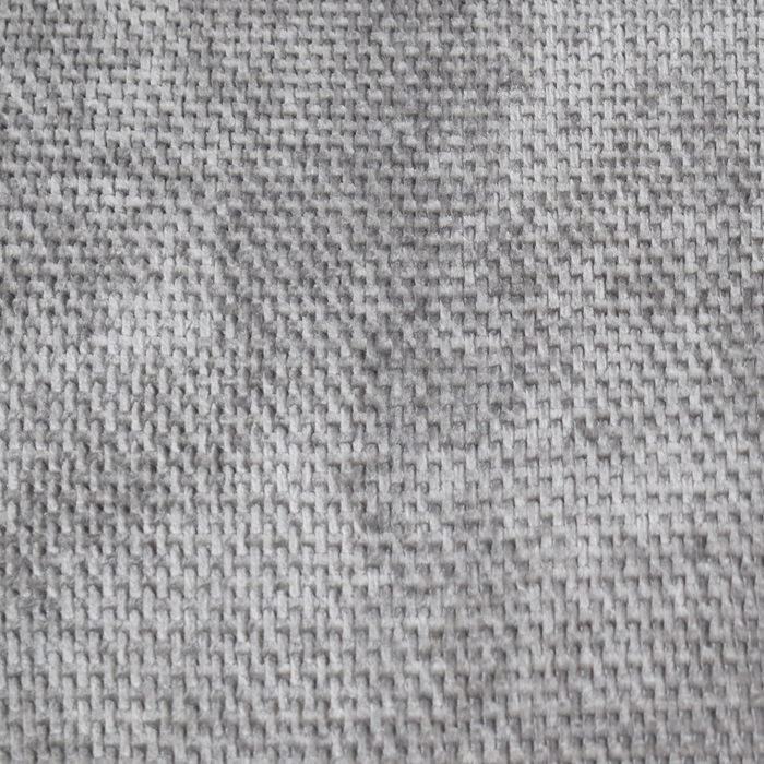 Sofa-lit sectionnel de gauche Emerie 3 pièces en chenille avec pouf de rangement - gris
