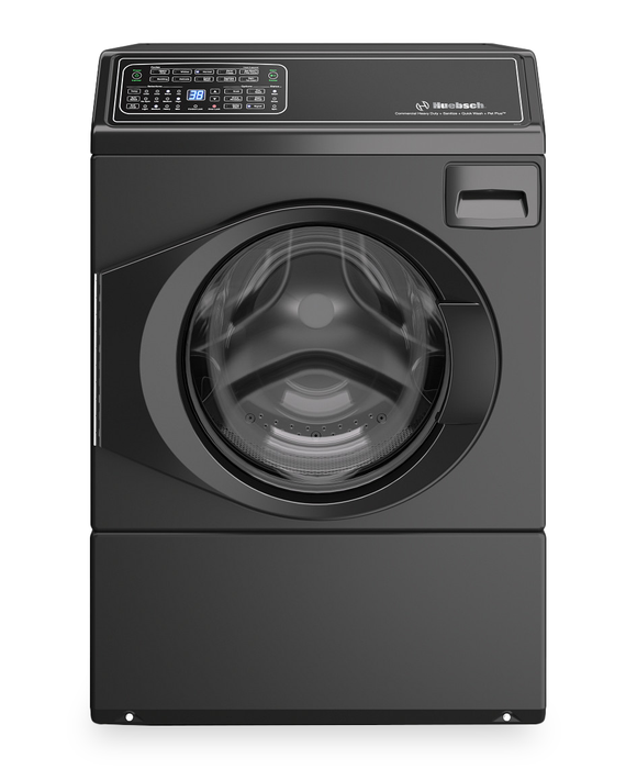 Laveuse Huebsch à chargement frontal de 3,5 pi3 avec Pet PlusMC - noir mat - FF7111BN