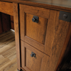 Forge 59.06" Office Desk with 3 Drawers and Cable Management – Washington Cherry | Bureau Forge de 59,06 po à 3 tiroirs avec système de gestion des câbles - cerisier de Washington