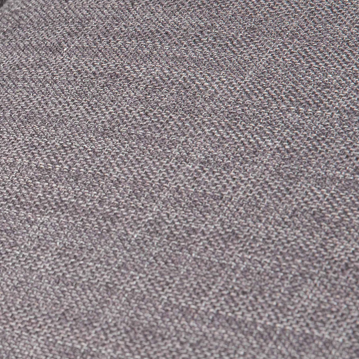 Sofa sectionnel Freeman de Kort & Co. 2 pièces po en tissu d’apparence lin avec pattes en bois - gris anthracite