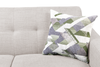 Kort & Co. Freeman 2-Piece Linen-Look Fabric Sectional with Wood Legs – Dove White | Sofa sectionnel Freeman de Kort & Co. 2 pièces po en tissu d’apparence lin avec pattes en bois - blanc colombe