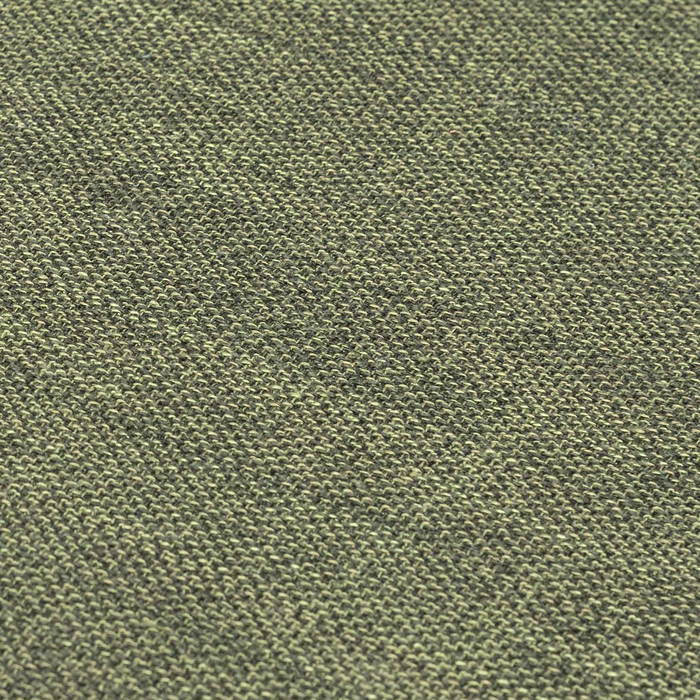Sofa sectionnel gauche Freeman de Kort & Co. 2 pièces de po en tissu d’apparence lin avec pattes en bois - vert avocat