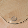 Clear Glass Desk Pad – 19” x 24” | Sous-main de bureau en verre transparent - 19 po x 24 po