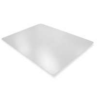 Carpette rectangulaire antidérapante en PVC - 35 po x 47 po - transparente