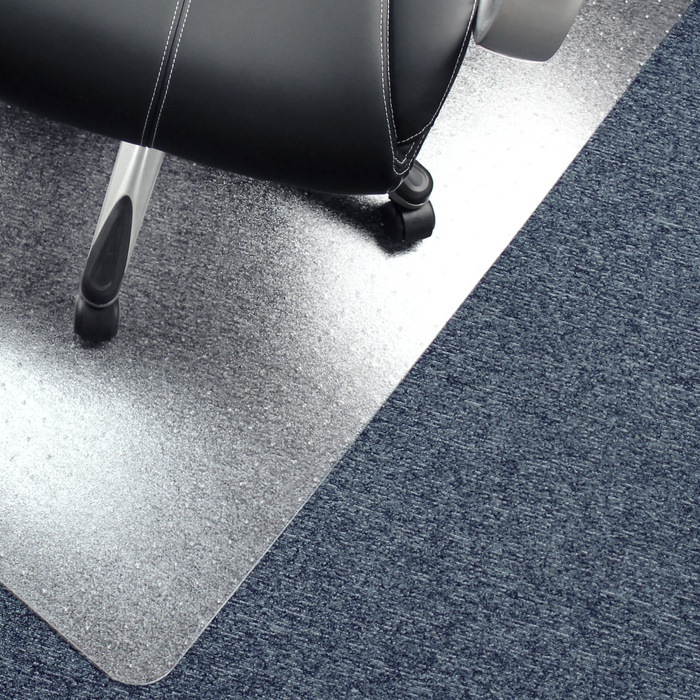Carpette rectangulaire antidérapante en PVC - 35 po x 47 po - transparente