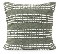 Coussin décoratif Harris en tissu - olive