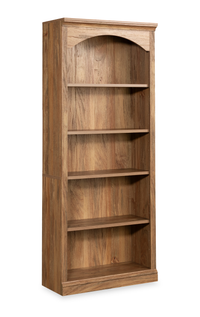 Bibliothèque Halston de 29,29 po à 5 tablettes avec tablettes réglables - noyer majestueux