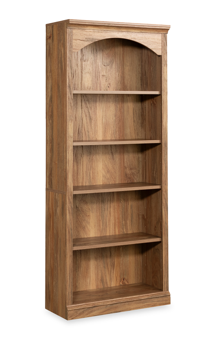 Bibliothèque Halston de 29,29 po à 5 tablettes avec tablettes réglables - noyer majestueux 