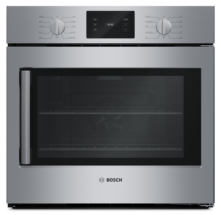 Surface de cuisson à induction de 30 po et four mural électrique de 4,6 pi3 de Bosch - noir et acier inoxydable