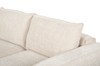 Infinity Modular 5-Piece Chenille Fabric Sofa Sectional – Taupe | Sofa sectionnel modulaire Infinity 5 pièces en tissu de chenille - taupe