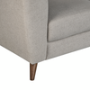 Iverly 61” Linen-Look Fabric Loveseat with Removable Back Cushions – Sand | Causeuse Iverly de 61 po en tissu d’apparence lin avec coussins de dossier amovibles - sable