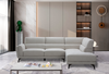 Kyrie 2-Piece Right-Facing Linen-Look Fabric Sectional - Taupe | Sofa sectionnel de droite Kyrie 2 pièces de po en tissu d'apparence lin - taupe