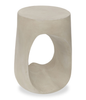 Lana 17.9" Modern End Table - Cream | Table de bout moderne Lana de 17,9 po - crème