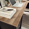 Lance 58.66" L-Shaped Office Desk with 2 Drawers – Raven Oak | Bureau en forme de L Lance de 58,66 po à 2 tiroirs - chêne corbeau