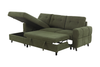 Laval 2-Piece Left-Facing Fabric Sleeper Sectional with Storage Chaise - Green | Sofa-lit sectionnel de gauche Laval 2 pièces en tissu avec fauteuil long de rangement - vert