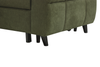 Laval 2-Piece Left-Facing Fabric Sleeper Sectional with Storage Chaise - Green | Sofa-lit sectionnel de gauche Laval 2 pièces en tissu avec fauteuil long de rangement - vert