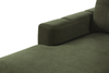 Laval 2-Piece Left-Facing Fabric Sleeper Sectional with Storage Chaise - Green | Sofa-lit sectionnel de gauche Laval 2 pièces en tissu avec fauteuil long de rangement - vert