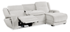 Shaquille O’Neal Home Legacy 3-Piece Right-Facing Power Reclining Sectional with Shaq-o-pedic Comfort - Grey  | Sofa sectionnel de droite à inclinaison électrique Legacy de Shaquille O’Neal Home 3 pièces avec confort Shaq-o-pedic - gris