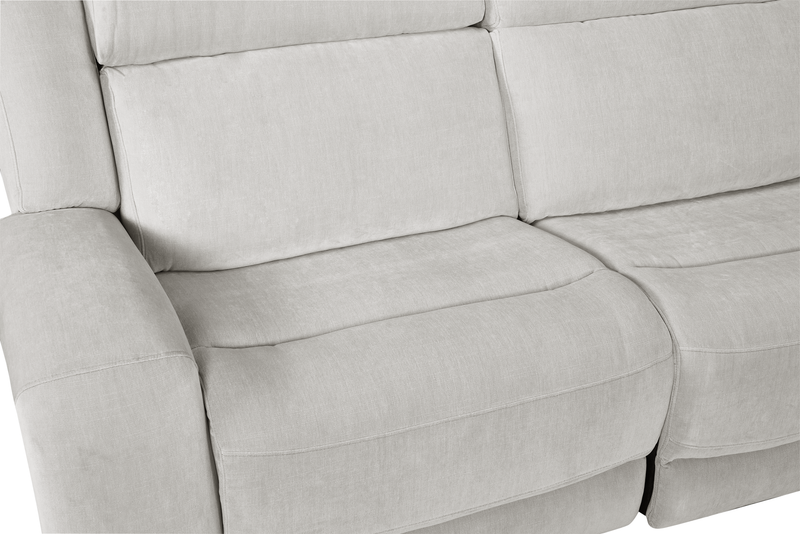 Sofa sectionnel de droite à inclinaison électrique Legacy de Shaquille O’Neal Home 3 pièces avec confort Shaq-o-pedic - gris 