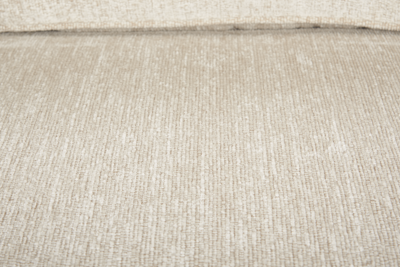 Sofa sectionnel réversible Lennox fabriqué au Canada en tissu de chenille avec coussins réversibles - taupe