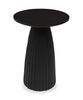 Lila 17.5" Modern End Table – Matte Black | Table de bout moderne Lila de 17,5 po - noir mat