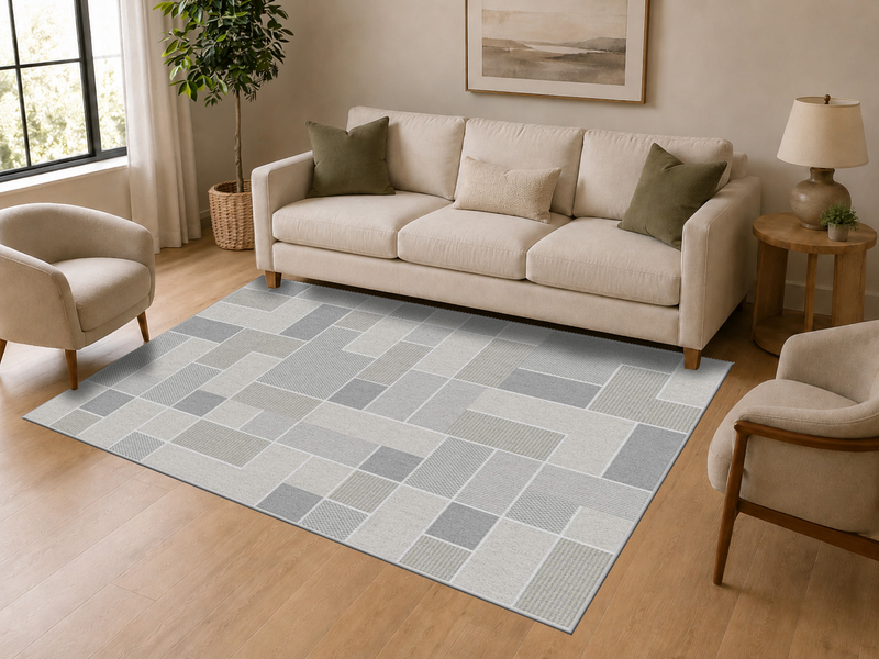 Carpette Lillian multicolore - 5 pi x 7 pi