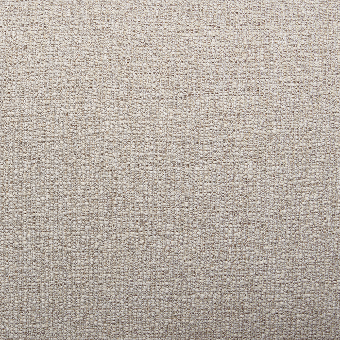 Lit plateforme rembourré Luka en tissu de polyester gris, moderne – format grand lit