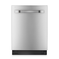 Lave-vaisselle Midea de 24 po avec commandes sur le dessus et STRAWashMC - acier inoxydable - MDT24P6CST