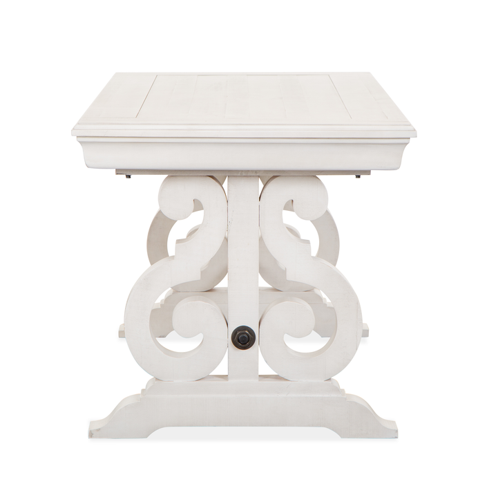 Bureau Milson de 64 po avec rangement - albâtre