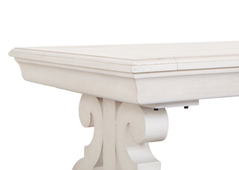 Bureau Milson de 64 po avec rangement - albâtre