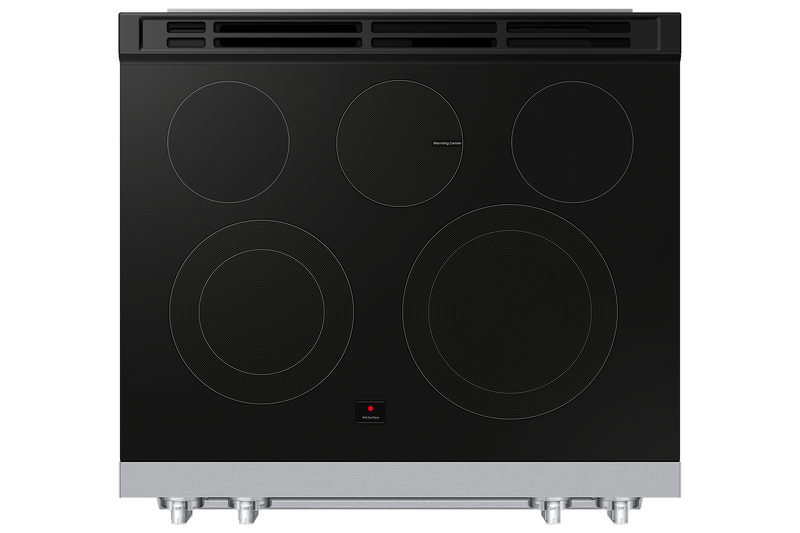Cuisinière électrique encastrée Samsung de 6,3 pi3 avec friture à air Air Fry Max - acier inoxydable - NSE80H63SRAC