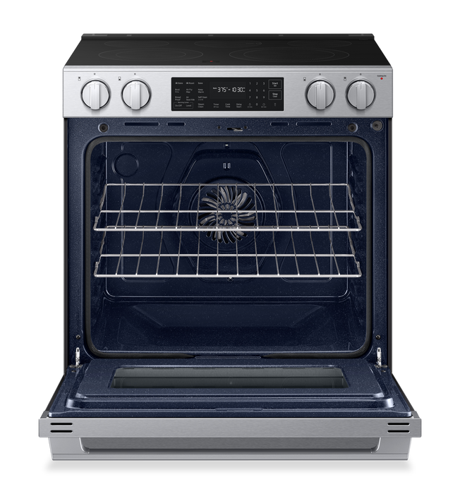 Cuisinière électrique encastrée Samsung de 6,3 pi3 avec friture à air Air Fry Max - acier inoxydable - NSE80H63SRAC