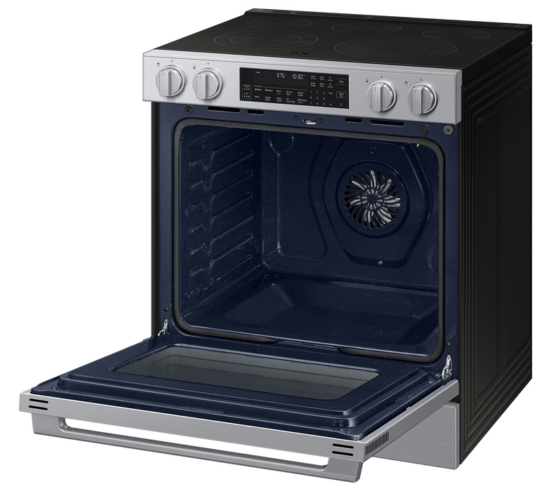 Cuisinière intelligente électrique encastrée Samsung de 6,3 pi3 avec friture à air - acier inoxydable - NSE90H63SRAC