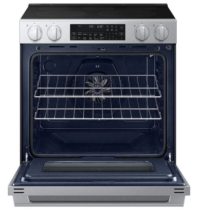 Cuisinière intelligente électrique encastrée Samsung de 6,3 pi3 avec friture à air - acier inoxydable - NSE90H63SRAC