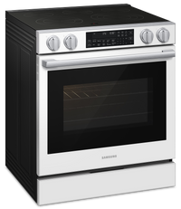 Cuisinière intelligente électrique encastrée Samsung de 6,3 pi3 avec friture à air Air Fry Max - blanche - NSE90H63SWAC