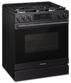 Cuisinière encastrée Samsung de 6 pi3 à convection véritable avec friture à air Air Fry Max - acier inoxydable noir mat - NSG80H60SEAA