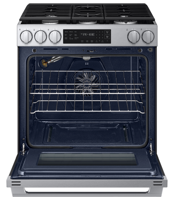 Cuisinière encastrée Samsung de 6 pi3 à convection véritable avec friture à air Air Fry Max - acier inoxydable - NSG80H60SRAA 
