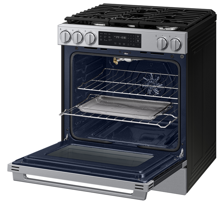 Cuisinière encastrée Samsung de 6 pi3 à convection véritable avec friture à air Air Fry Max - acier inoxydable - NSG80H60SRAA 