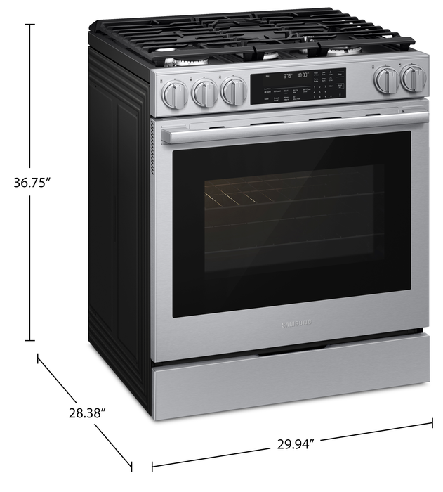 Cuisinière encastrée Samsung de 6 pi3 à convection avec friture à air - acier inoxydable - NSG90H60SRAA