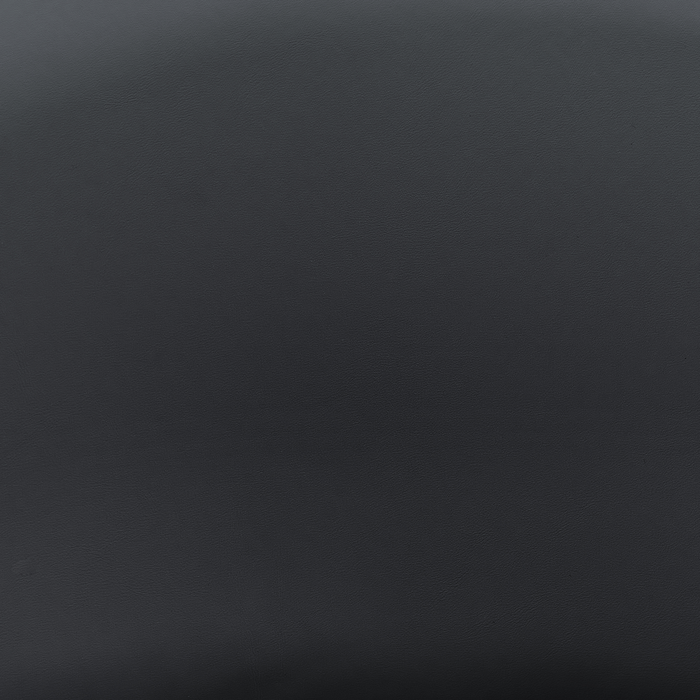 Chaise de salle à manger Orion en tissu de cuir végétalien et en métal - anthracite