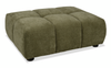 Made in Canada Pebble 42" Fabric Ottoman - Green | Pouf Pebble de 42 po fabriqué au Canada en tissu - vert